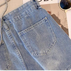 Sarah plus size denim short