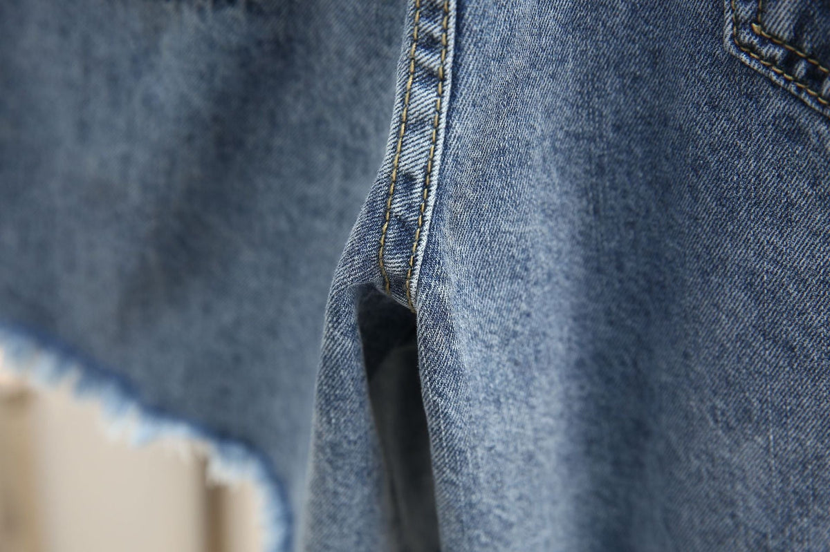 Sanne plus size denim short