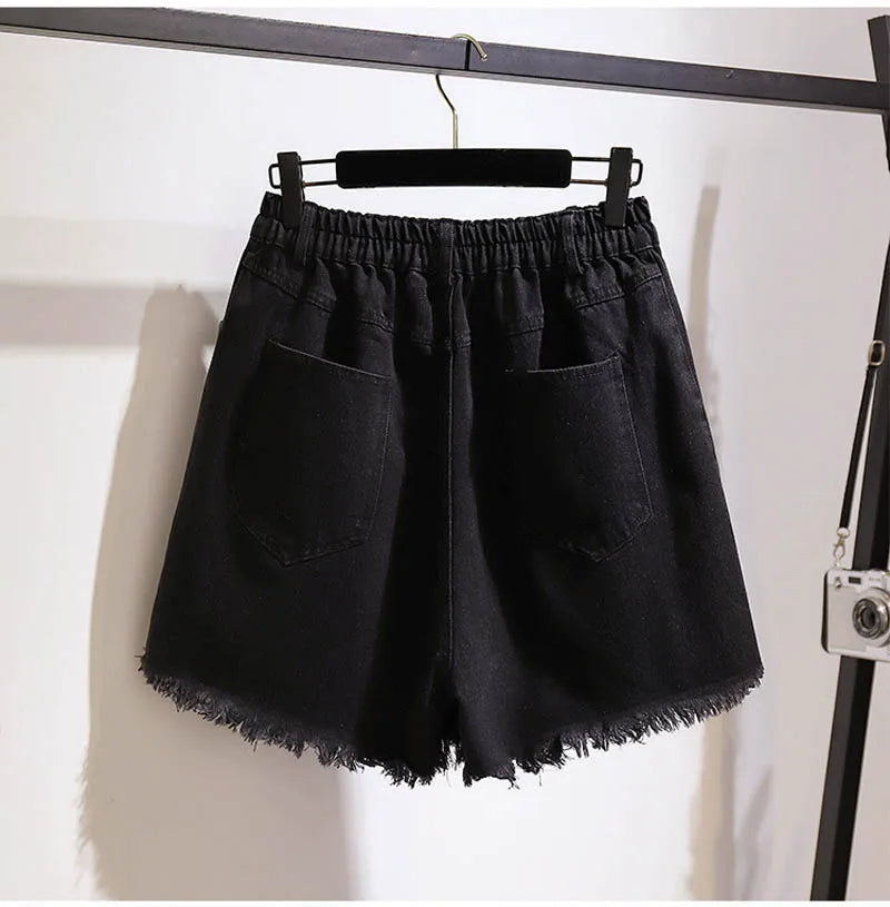 Veerle plus size denim short
