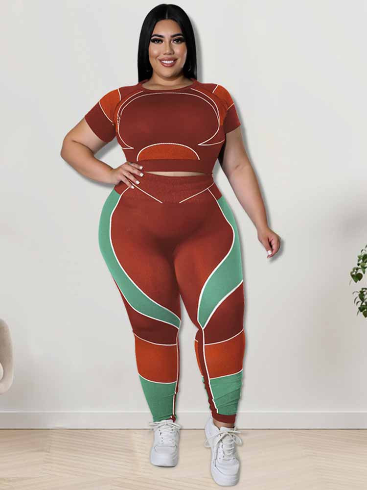 Alessandra plus size sportset