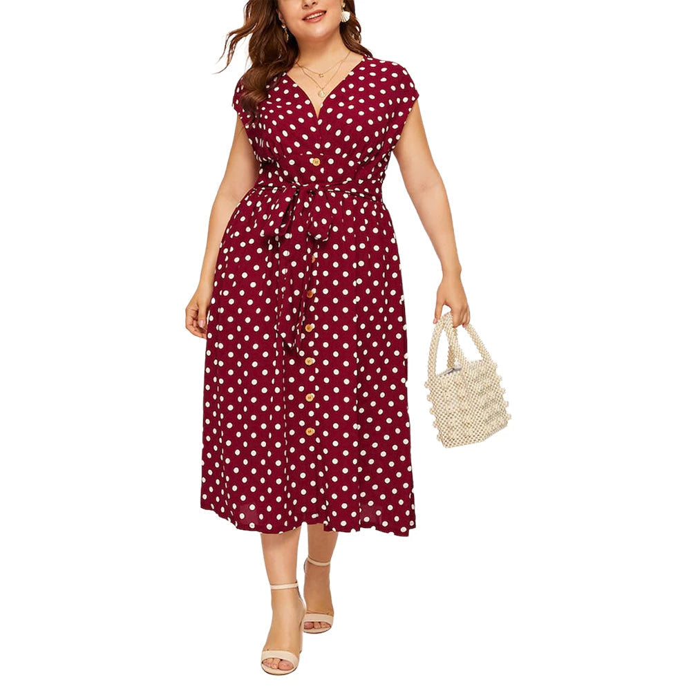 Sandy plus size jurk