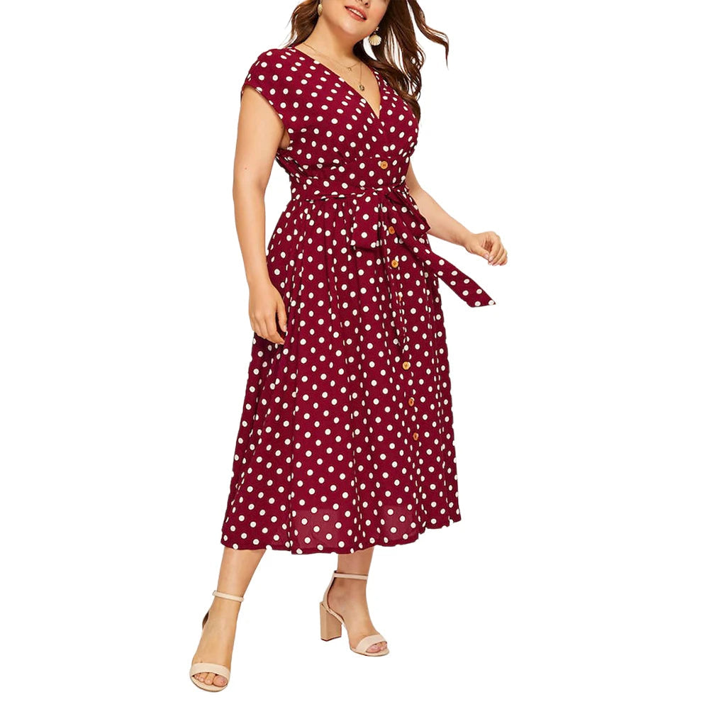 Sandy plus size jurk