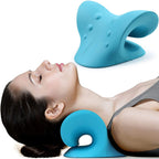 NEK EN SCHOUDER STRETCHER - CERVICALE TRACTIE MASSAGEKUSSEN VOOR WERVELUITLIJNING – materiaal: Zacht schuimrubber — afbeelding 16
