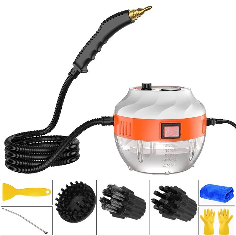 2800W HOGEDRUK STOOMREINIGER - THUISAPPARAAT VOOR KEUKEN EN AUTO – voeding: 110V / 220V — afbeelding 12
