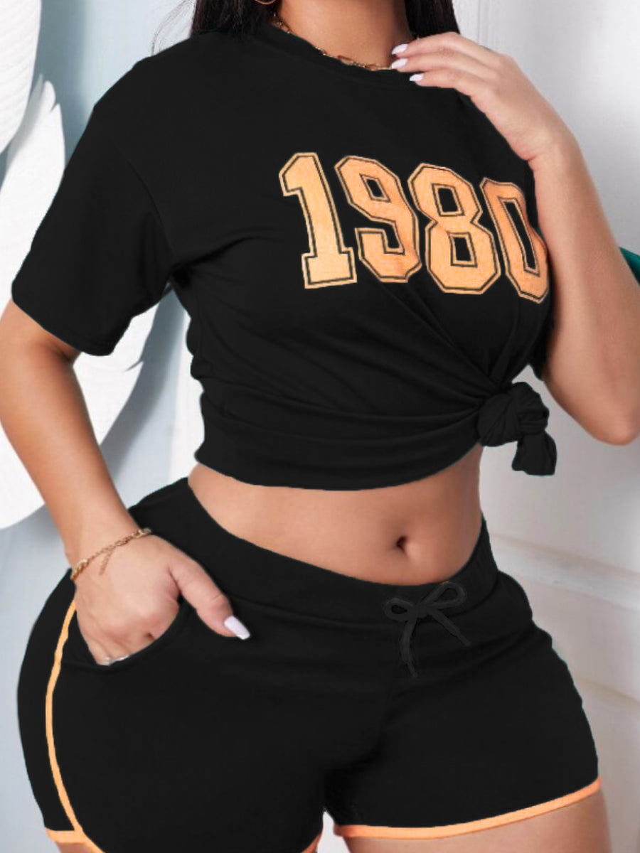 Fleur plus size sportset