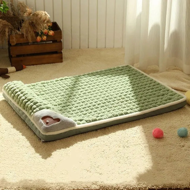 Winter hondenmat - warme pluche bank voor kleine en middelgrote honden