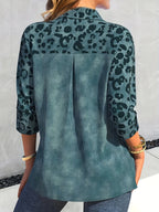 Sakura plus size blouse
