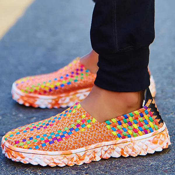Gerecyclede dames comfort sneakers met memory foam