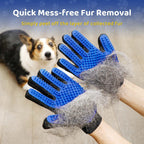 HUISDIER VERZORGINGSHANDSCHOEN - ZACHTE EN EFFICIËNTE HARENVERWIJDERAAR VOOR HONDEN EN KATTEN – materiaal: Zacht rubber en ademend stof — afbeelding 6