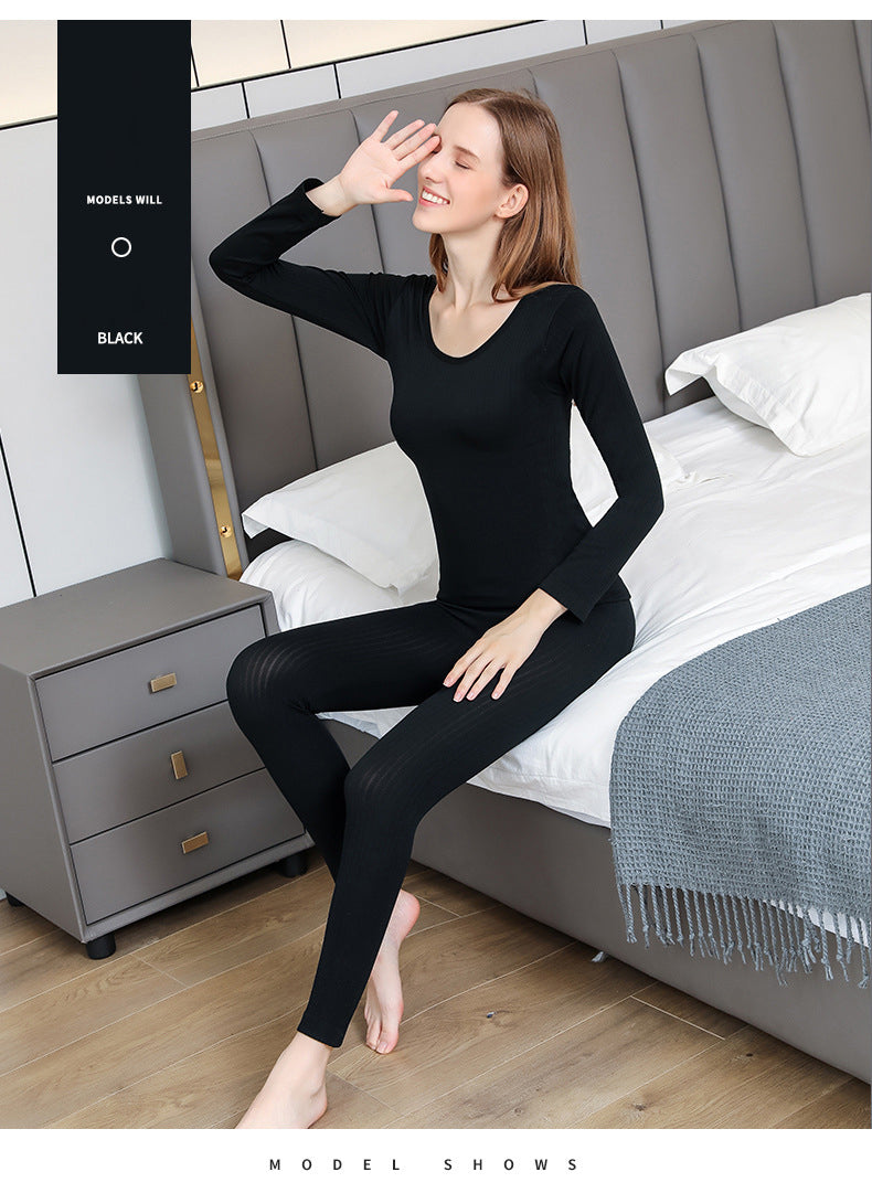 Warm thermo ondergoed set - vormgevende thermokleding voor vrouwen