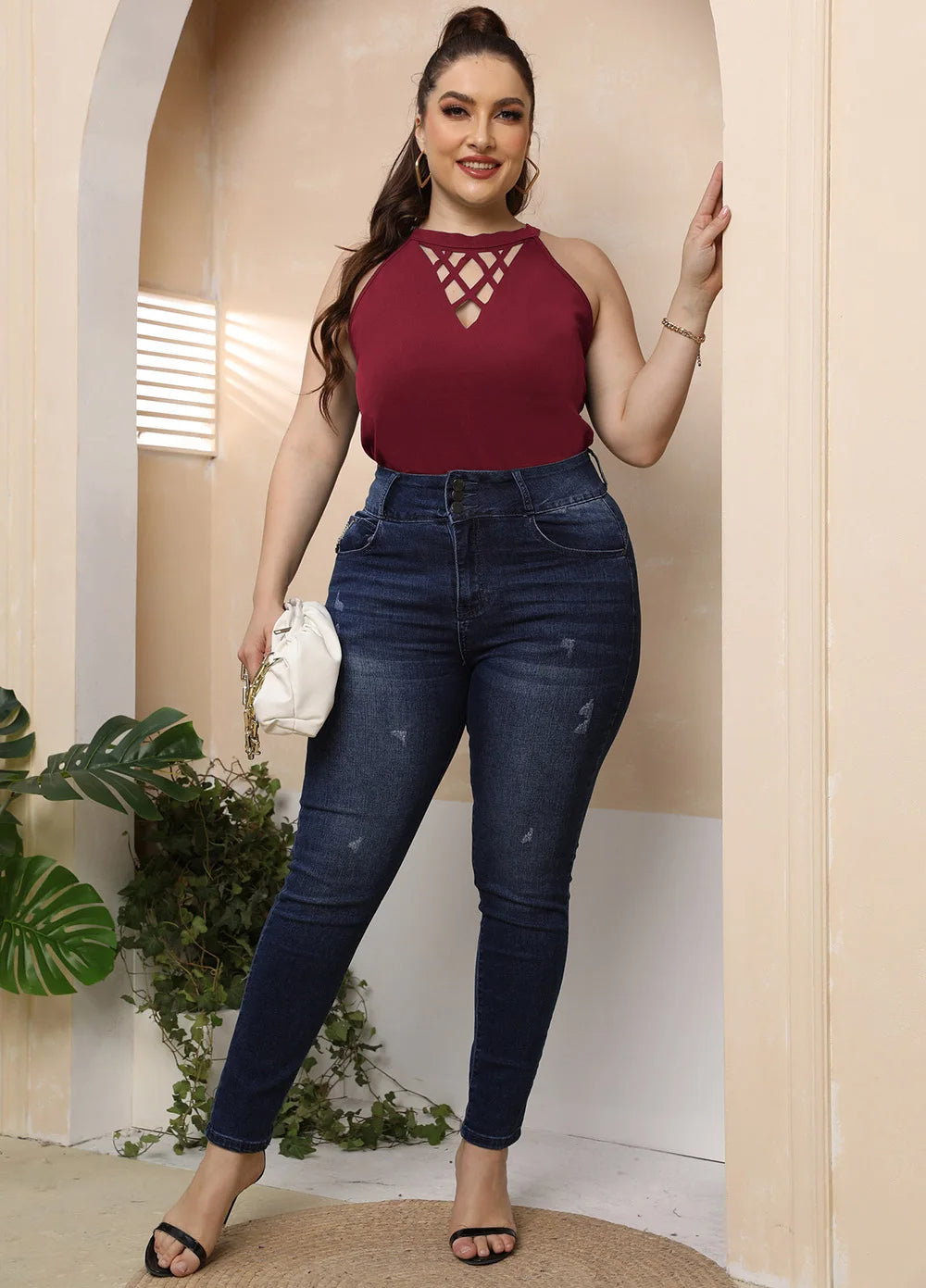 Vicky plus size top