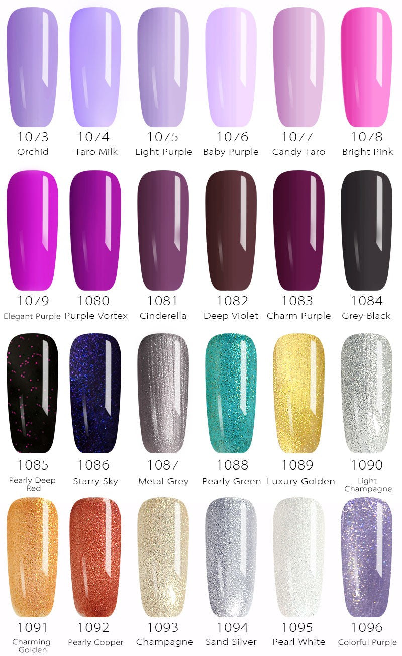 Gel nagellak UV LED – kleuren 12ml