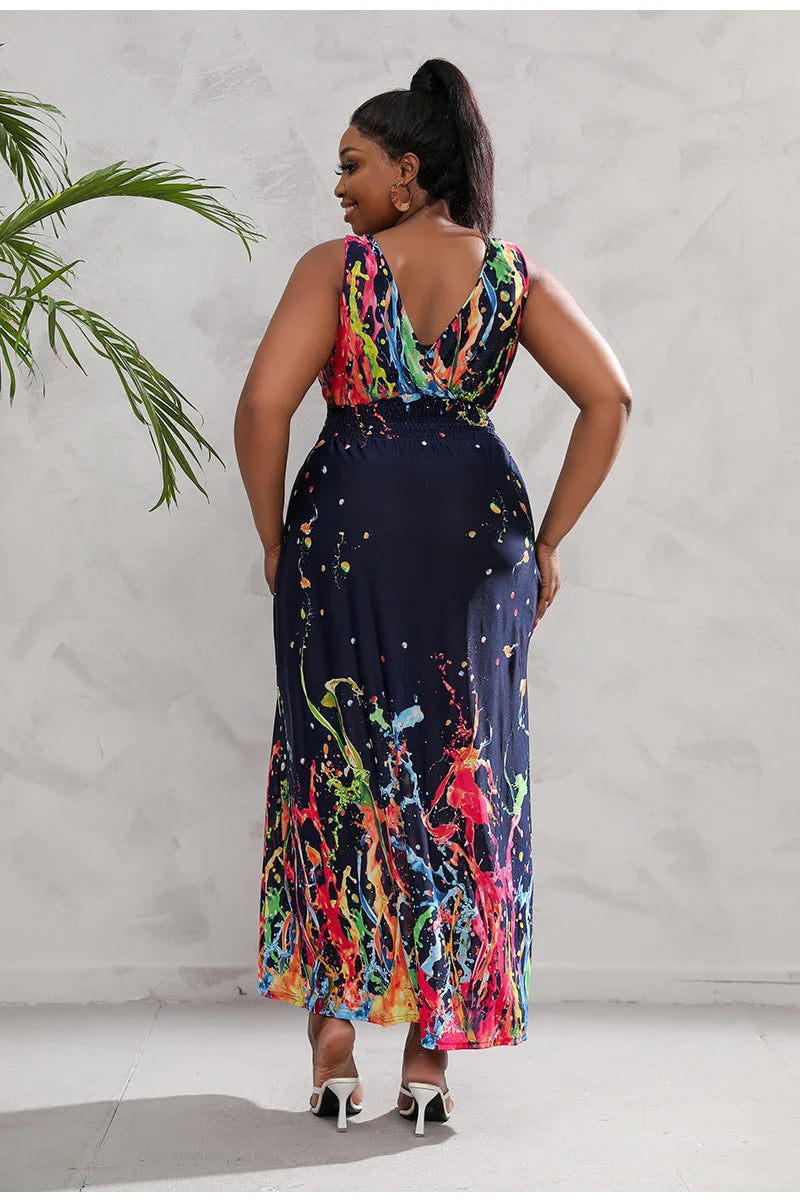 Gianna plus size strandjurk