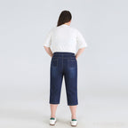 Leah plus size driekwartsbroek