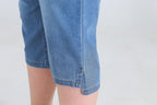 Leah plus size driekwartsbroek
