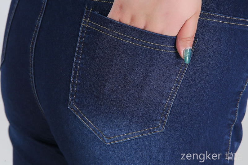 Leah plus size driekwartsbroek