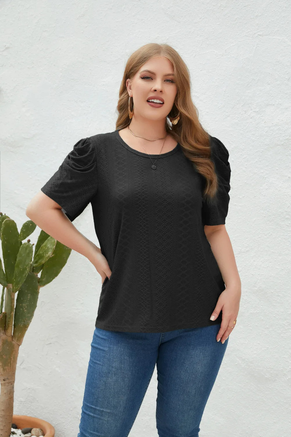 Helga plus size blouse