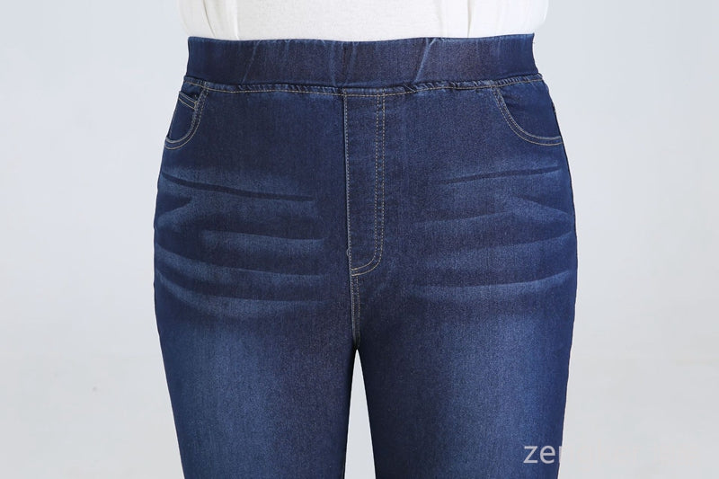 Leah plus size driekwartsbroek