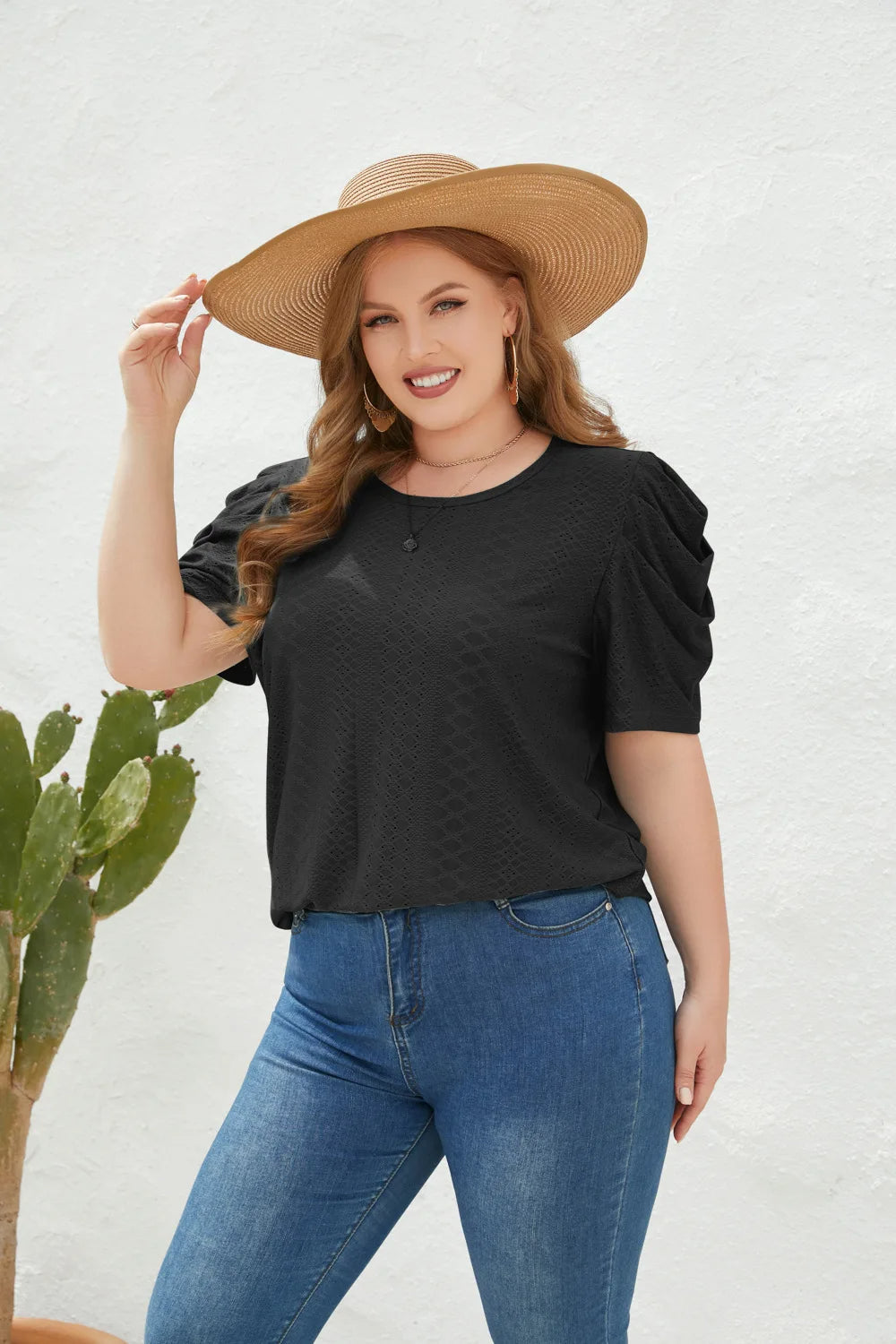Helga plus size blouse
