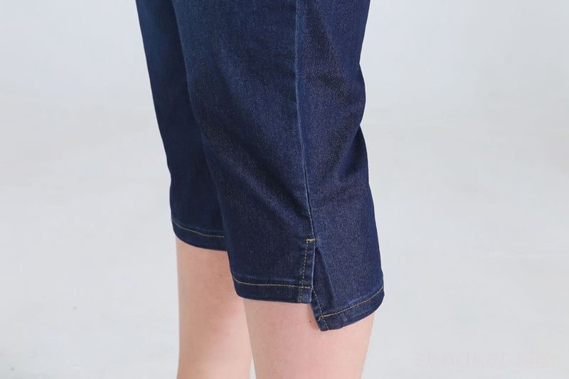 Leah plus size driekwartsbroek