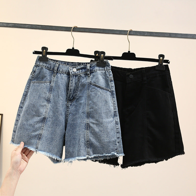 Sanne plus size denim short