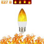 LED VLAM LICHT PARTY LAMP - 4 MODI SIMULATIE VUUR – vermogen: 7W