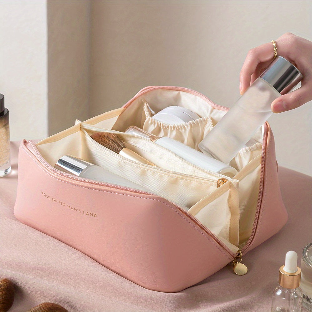 MAKE-UP ORGANIZER MET RITSSLUITING – TOILETTAS VOOR REIZEN — afbeelding 9