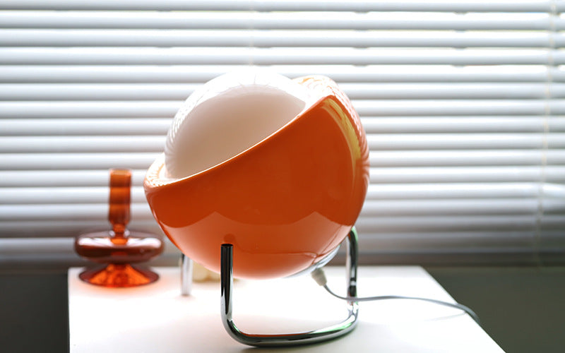 Retro glas tafellamp - sfeervolle nordic nachtverlichting