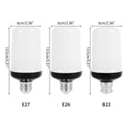 LED VLAM LICHT PARTY LAMP - 4 MODI SIMULATIE VUUR – vermogen: 7W