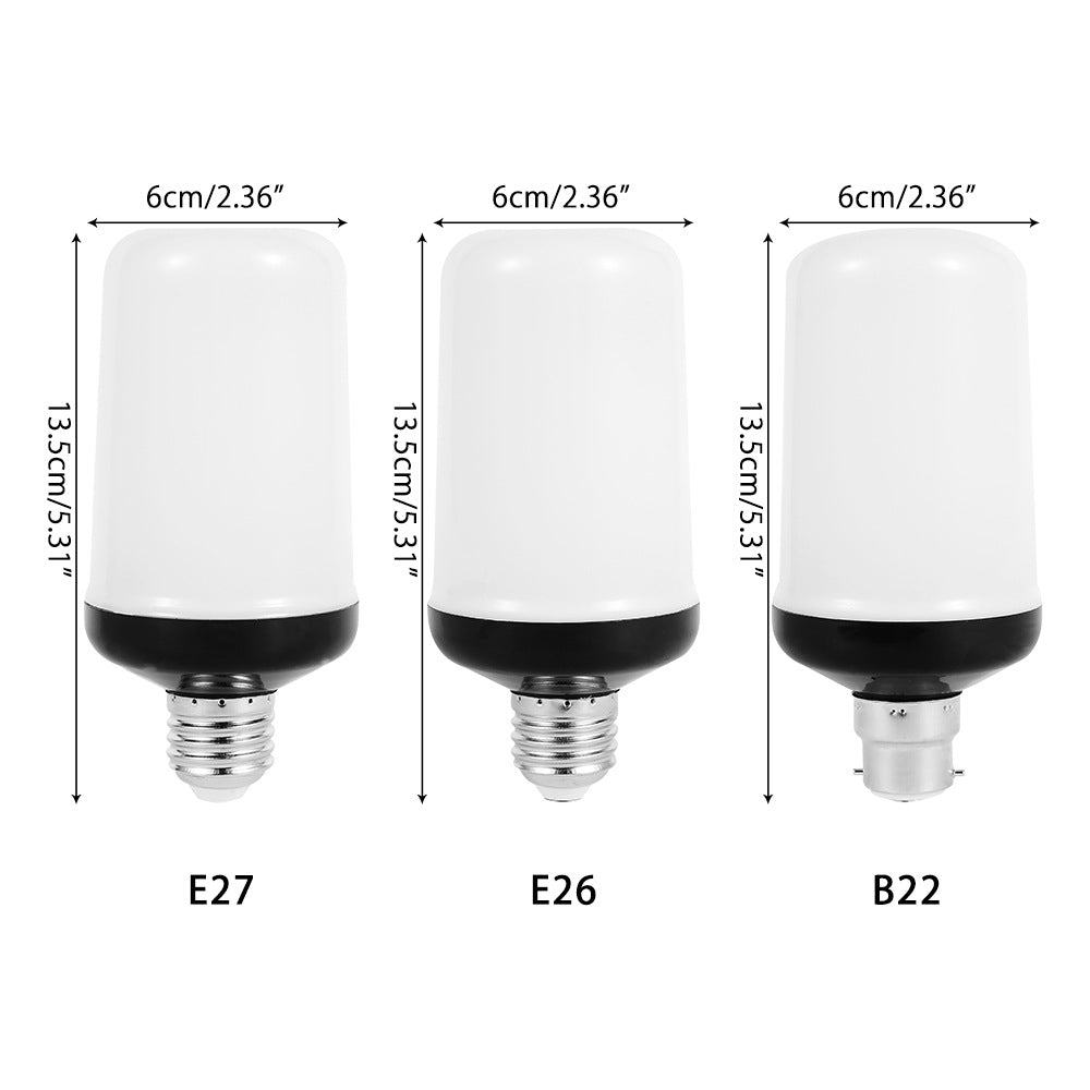 LED VLAM LICHT PARTY LAMP - 4 MODI SIMULATIE VUUR – vermogen: 7W