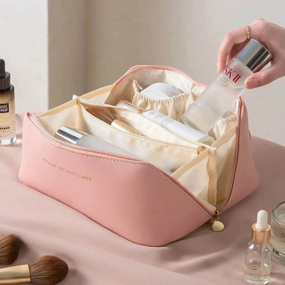MAKE-UP ORGANIZER MET RITSSLUITING – TOILETTAS VOOR REIZEN — afbeelding 12