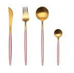 24-Delig RVS goud-zilver bestek — afbeelding 24