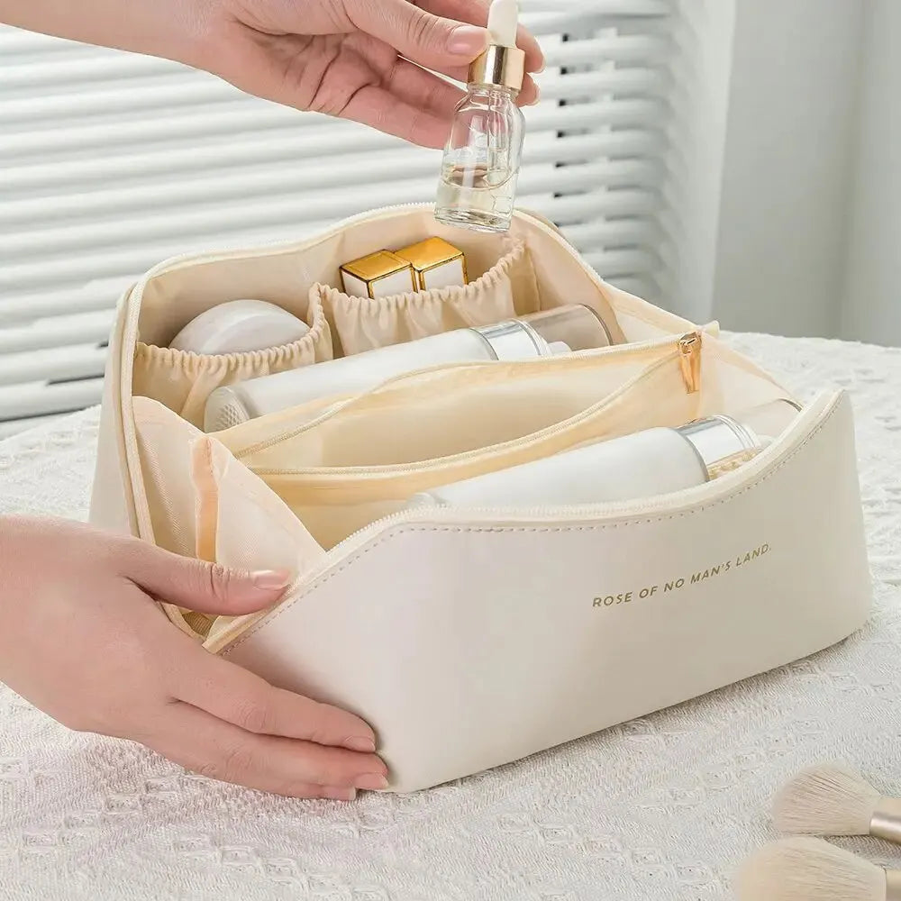 MAKE-UP ORGANIZER MET RITSSLUITING – TOILETTAS VOOR REIZEN — afbeelding 13