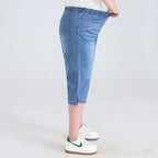 Leah plus size driekwartsbroek