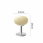 Designer glas tafellamp - sfeervolle LED lamp voor slaapkamer en studie