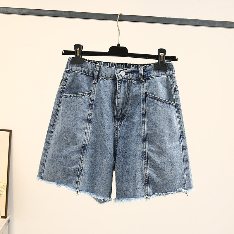 Sanne plus size denim short