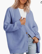 Dames kasjmier vest met V-hals