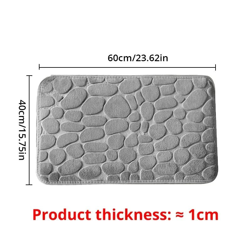 Memory foam antislip badkamer & woonkamer mat