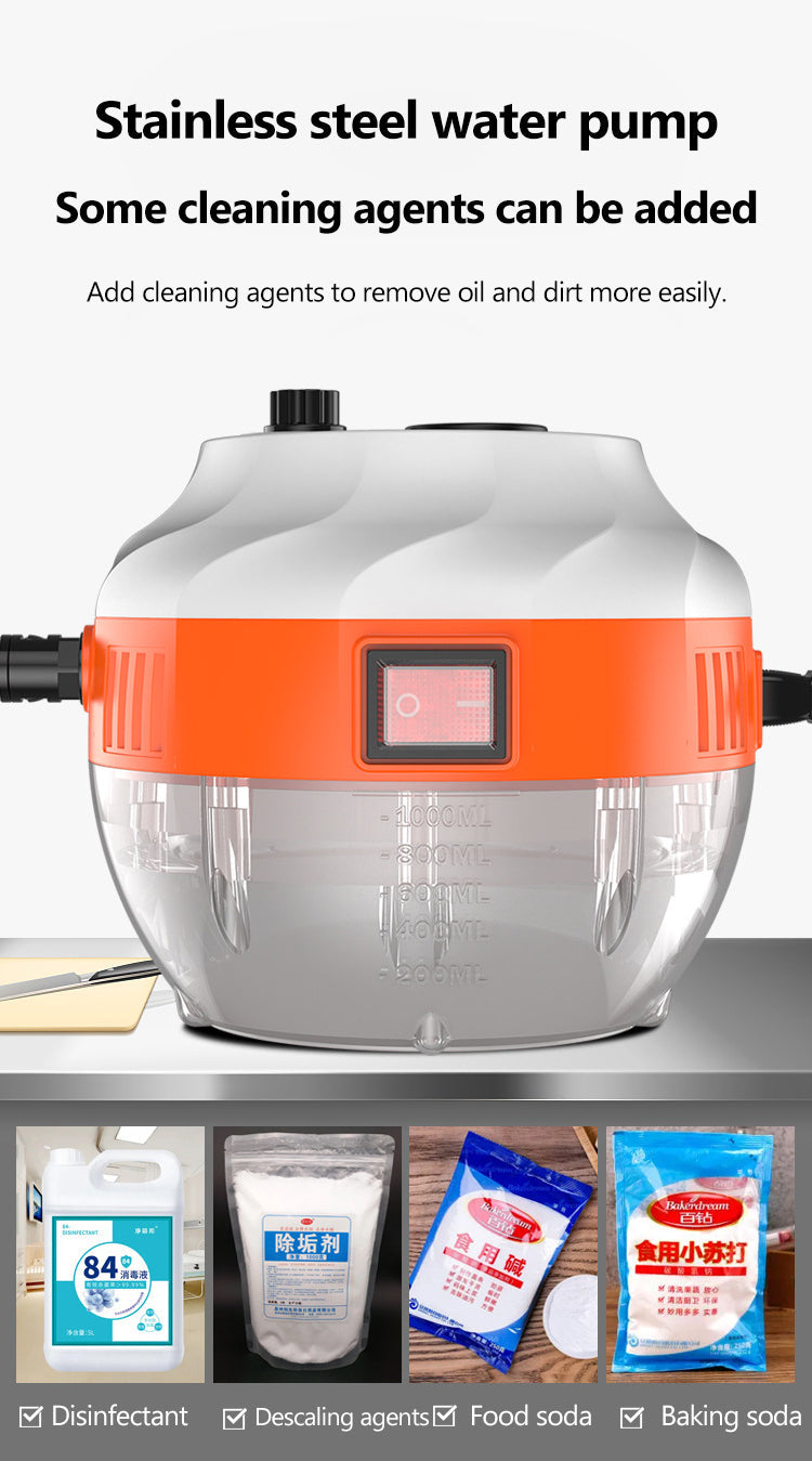 2800W HOGEDRUK STOOMREINIGER - THUISAPPARAAT VOOR KEUKEN EN AUTO – voeding: 110V / 220V — afbeelding 7