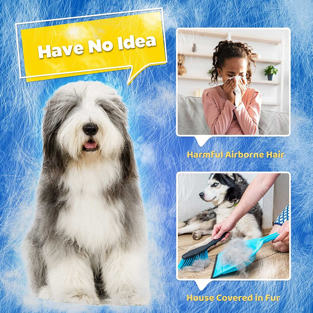 HUISDIER VERZORGINGSHANDSCHOEN - ZACHTE EN EFFICIËNTE HARENVERWIJDERAAR VOOR HONDEN EN KATTEN – materiaal: Zacht rubber en ademend stof — afbeelding 5