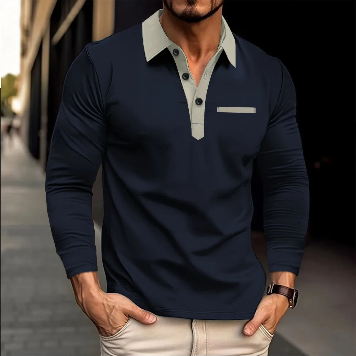 Brian plus size polo