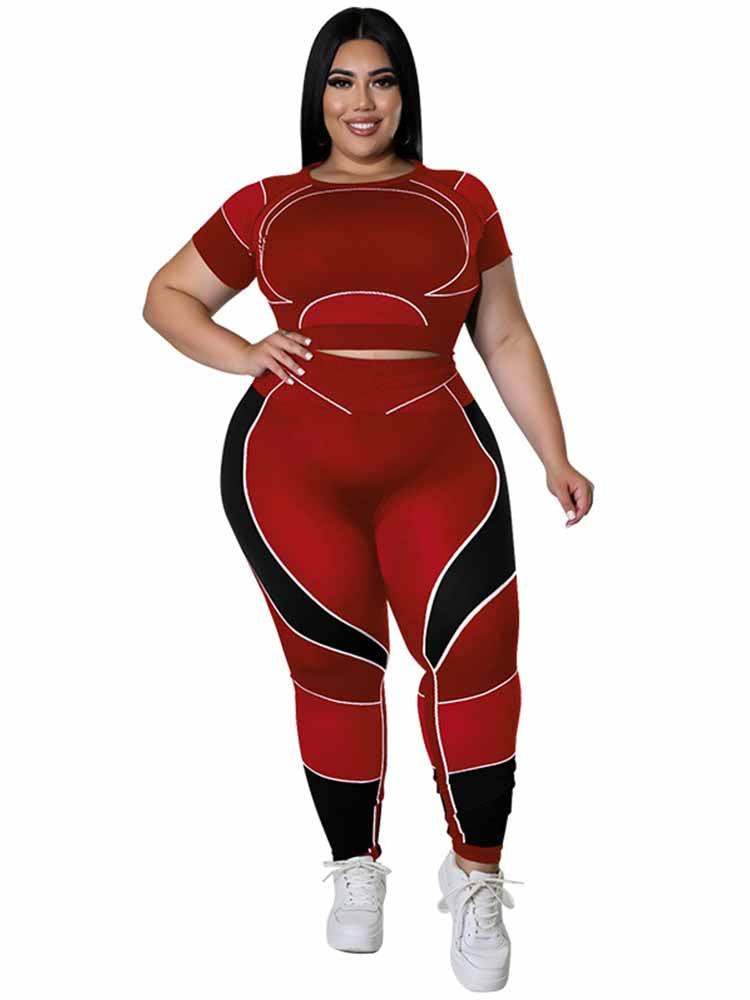 Alessandra plus size sportset