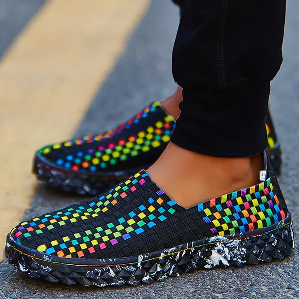 Gerecyclede dames comfort sneakers met memory foam