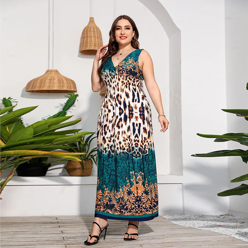Gianna plus size strandjurk