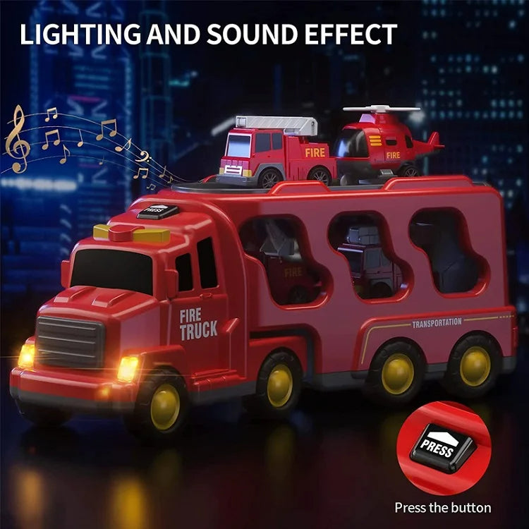 Speelgoed stadsbestelwagen met licht- en geluidseffecten
