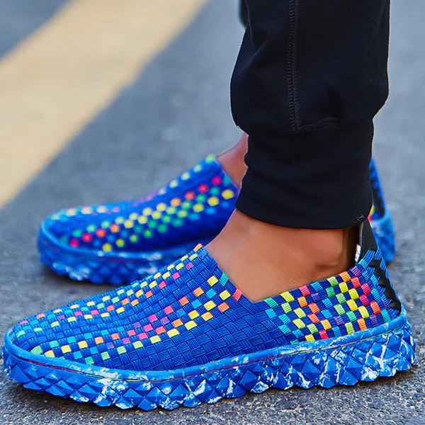 Gerecyclede dames comfort sneakers met memory foam