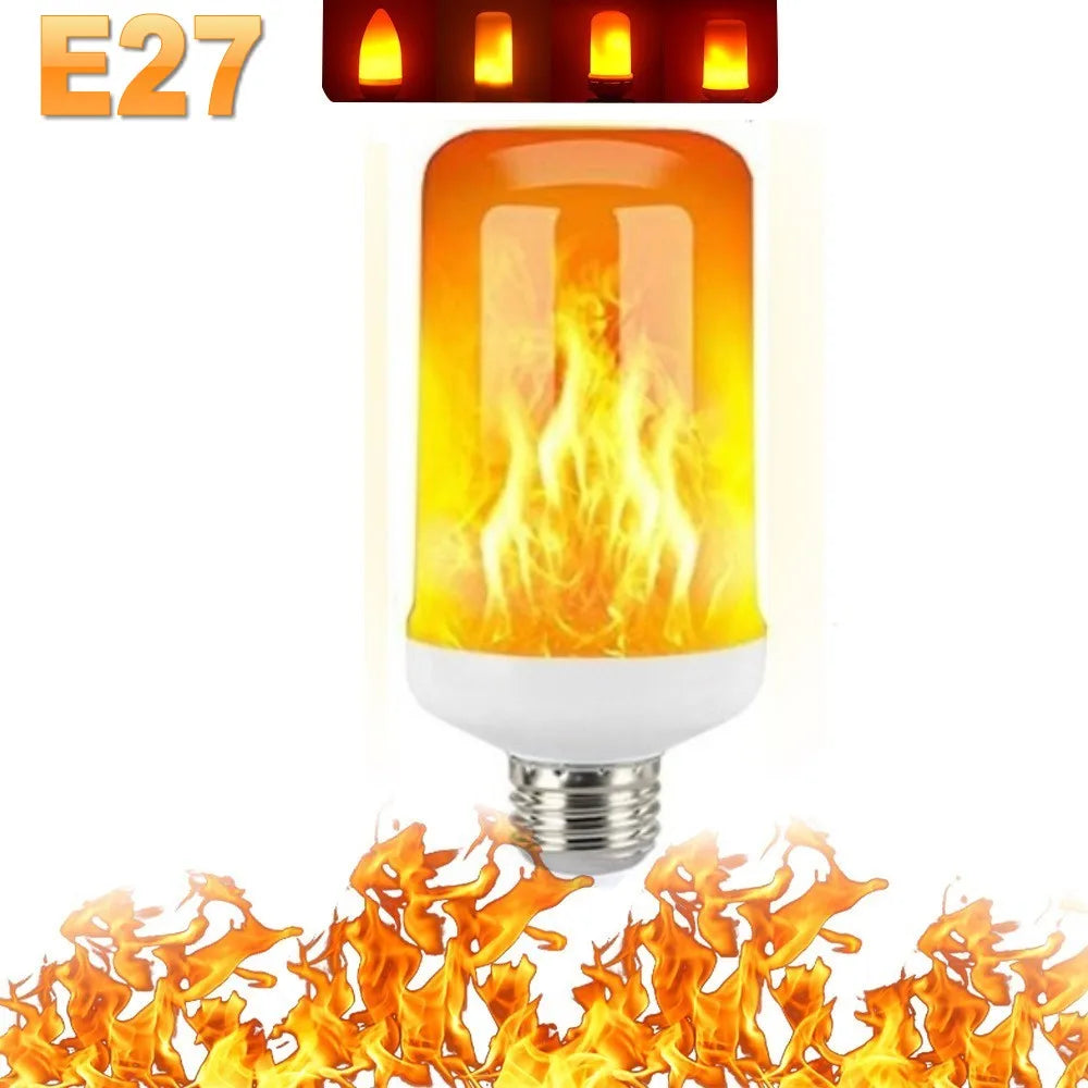 LED VLAM LICHT PARTY LAMP - 4 MODI SIMULATIE VUUR – vermogen: 7W