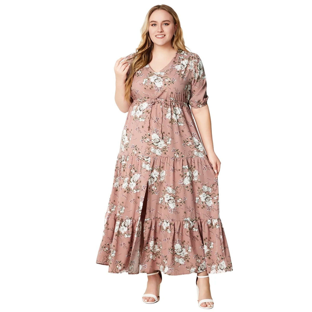 Nikki plus size jurk