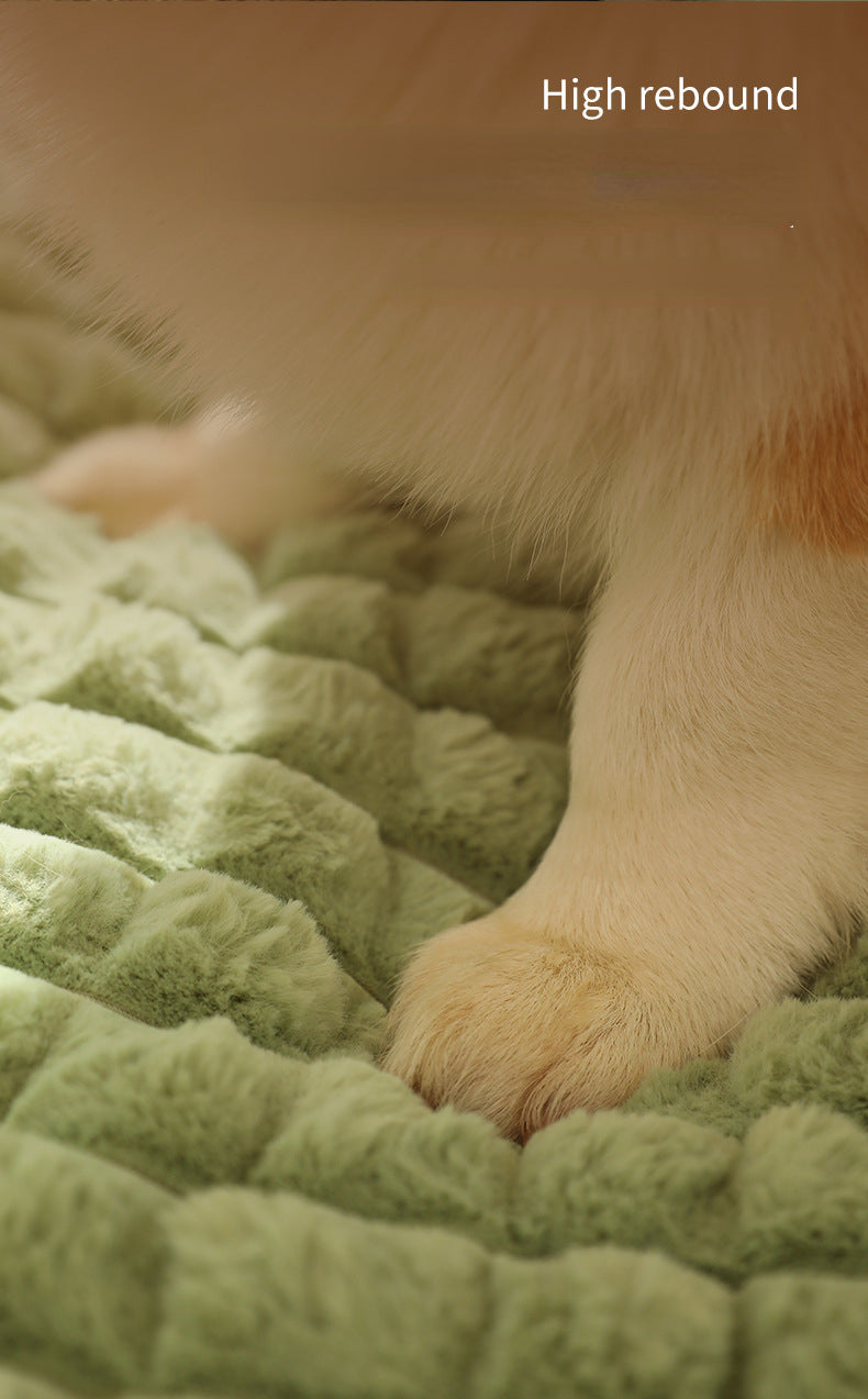 Winter hondenmat - warme pluche bank voor kleine en middelgrote honden