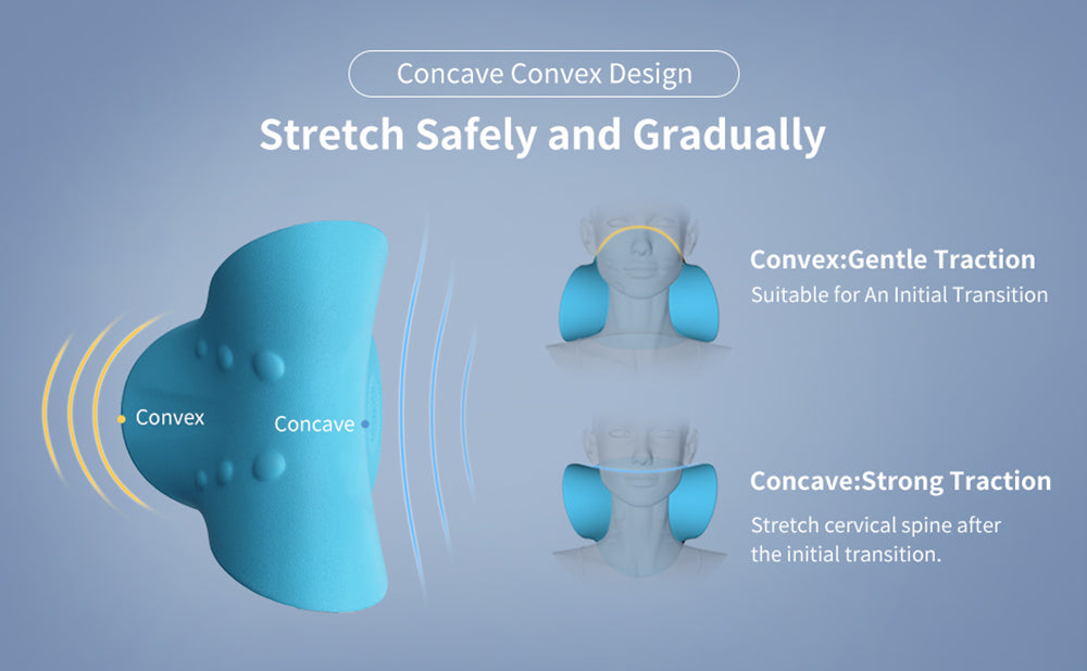 Nek en schouder stretcher - cervicale tractie massagekussen voor werveluitlijning